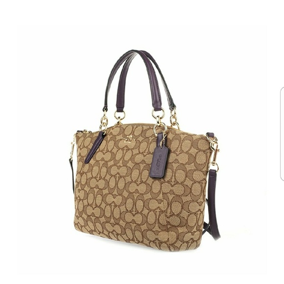 Authentic Coach OTLN Sig Mini Kelsey Brown Bag 👜 - Picture 6 of 8